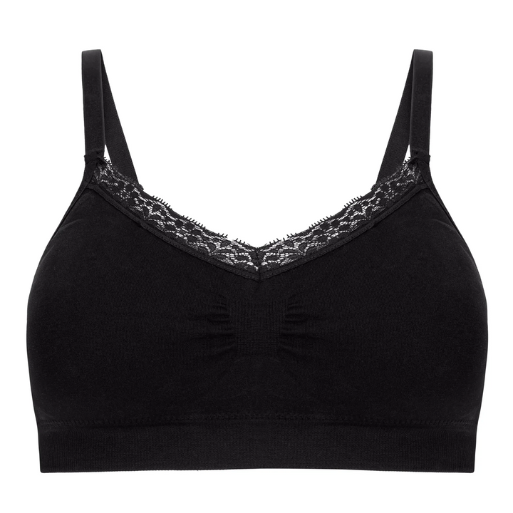Joy Bra V-neck with Lace Trim (9043) - Bra-tastic Tuesday