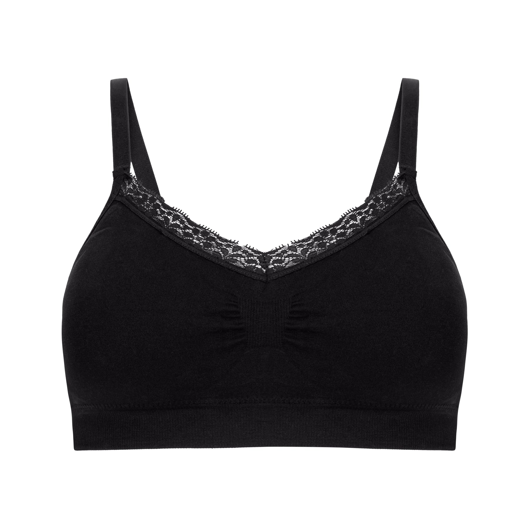  SilRiver Women's Silk V Back Lace Sports Bra Removable Padded,  Wireless Sports Bras for Women, Comfort Supportive Workout Bra Yoga Bra  (Medium, Black) : Clothing, Shoes & Jewelry