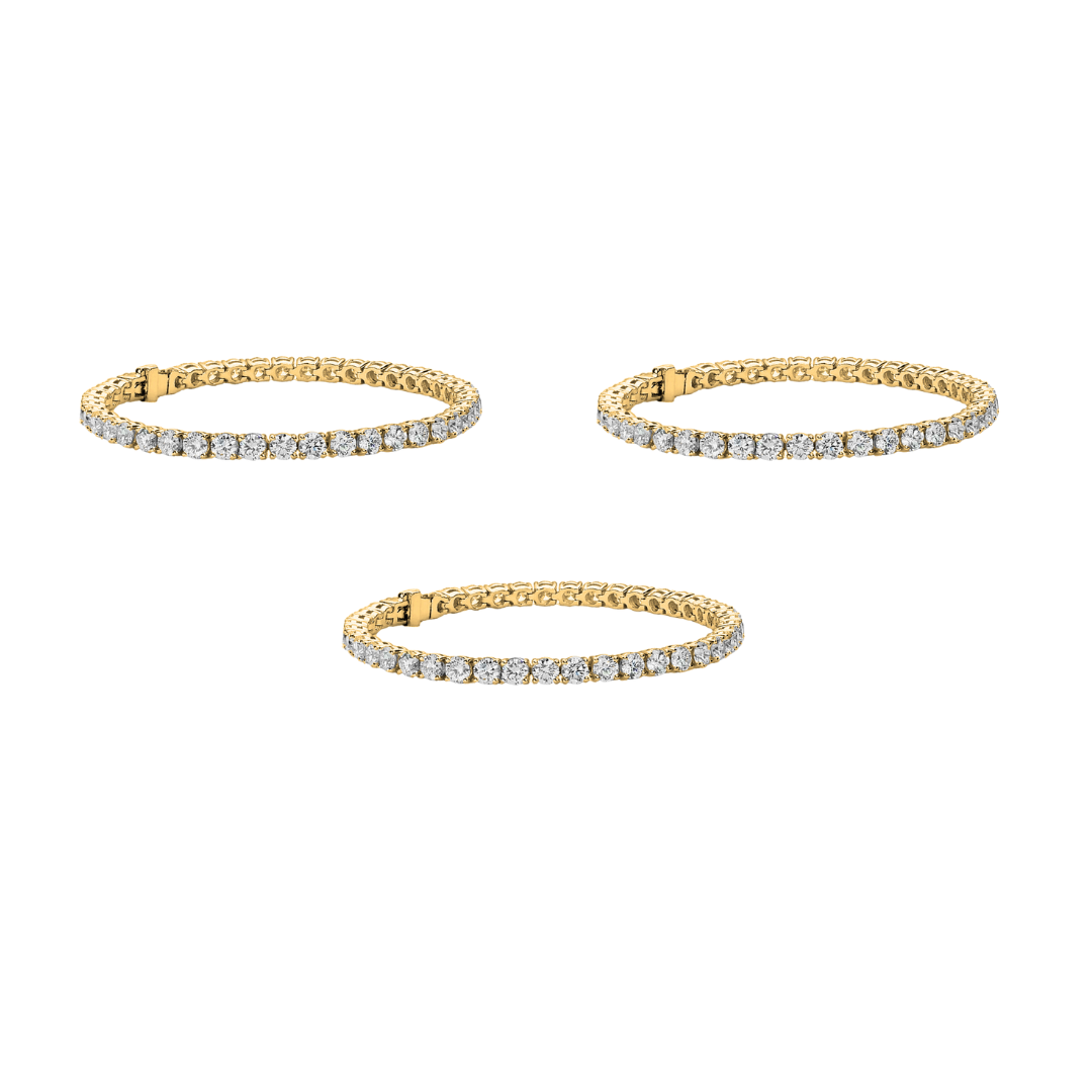 Cate & Chloe Olivia 18k White Gold Plated Tennis Bracelet with Simulated Diamond Crystals