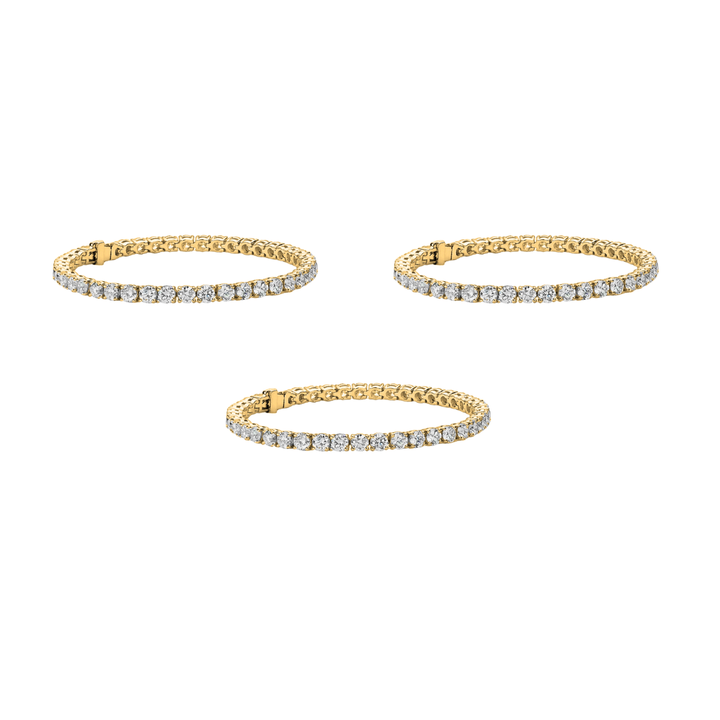 Cate & Chloe Olivia 18k White Gold Plated Tennis Bracelet with Simulated Diamond Crystals